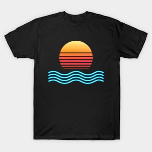 Chrome Wave:  Midnight Sun T-Shirt